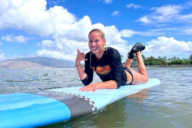 2-Hour Semi Private Hawaiian Surf Lesson with the best in Maui.. - The “gear-provided” advantage you’ll feel immediately