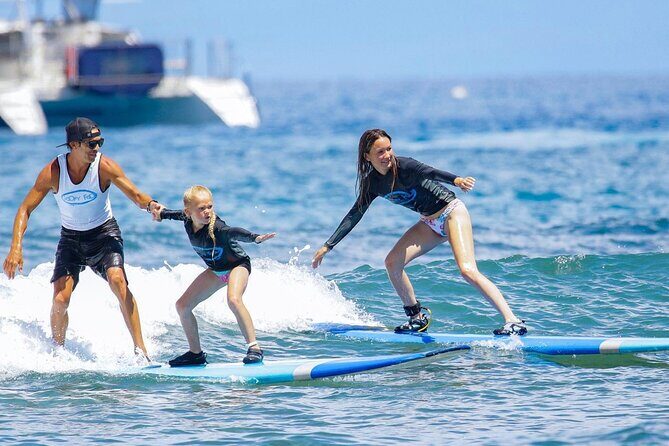 2 Hours Private Surf Lessons - Family-friendly surf lessons: making kids feel included