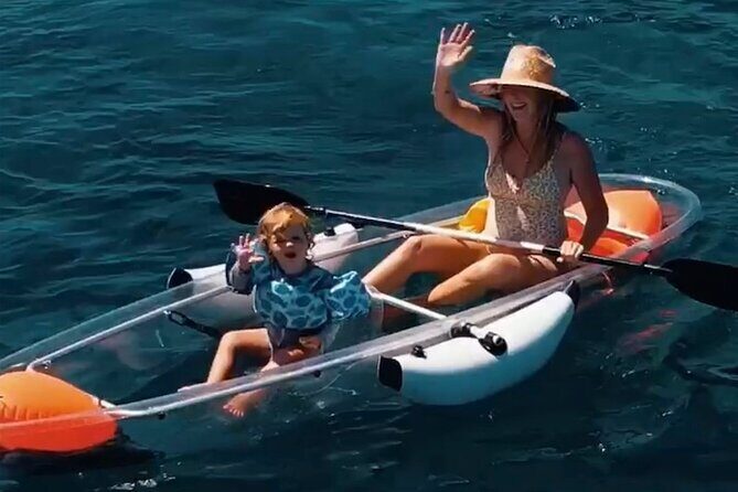 Clear Bottom Glassy Kayak Rental | MAUI | Safe and Stable Kayaks - Clear-Bottom Kayaks With Outriggers: Stability You Can Feel