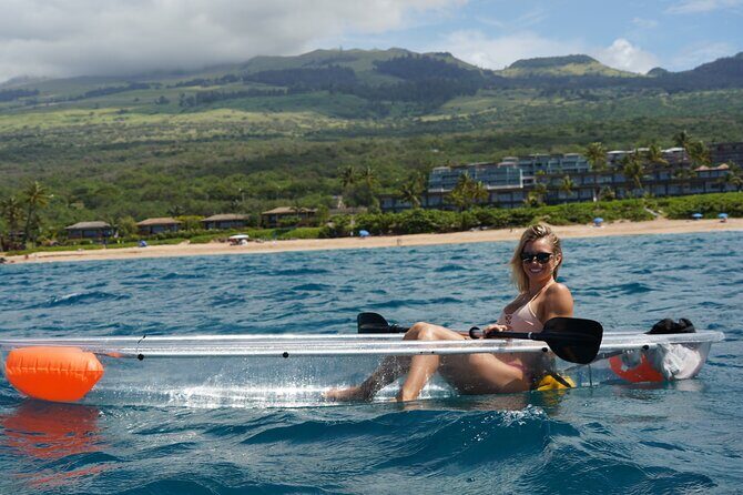 Clear Bottom Glassy Kayak Rental | MAUI | Safe and Stable Kayaks - Pricing Value: What You Get for a Self-Guided Water Adventure