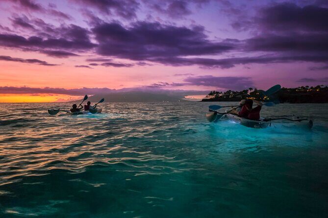 Clear Kayak Sunset and Glow Tour in Maui - A 6:00 pm Sunset Paddle That Starts in Makena
