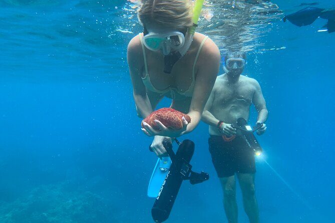E-Scooter Snorkel With Photo and Video At Turtle Town - The briefing and gear: what you should pay attention to