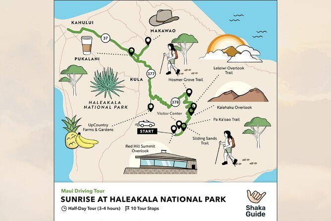 Haleakala Sunrise Self-Guided Audio Tour - Getting the app running: redeem code and meeting point quirks