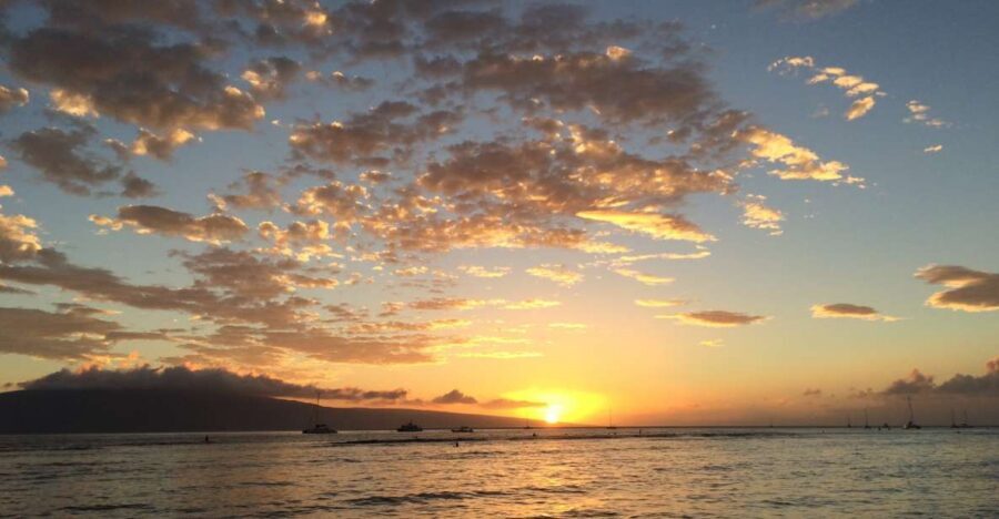Lahaina: Private Sunset Sailing Trip & West Maui Mountains - Sunset Watching With the West Maui Mountains Behind You