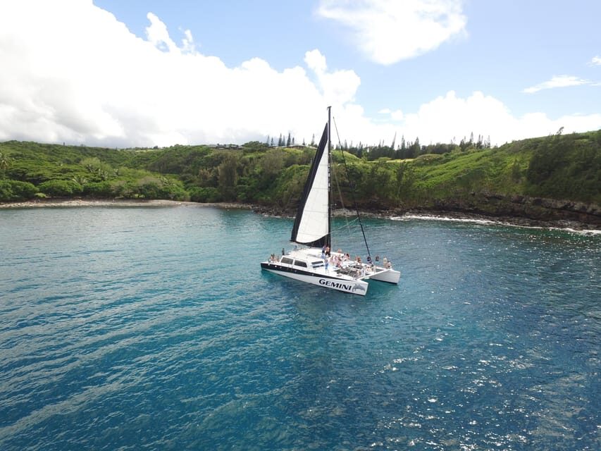 Maui: 2 Hour Sunset Dinner Sail with Open Bar and Appetizers - Boarding reality check: barefoot steps and wet feet