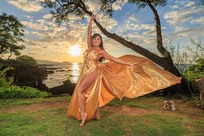 Maui Flying Dress Photoshoot Experience - How the Photoshoot Works at Wailea Beach
