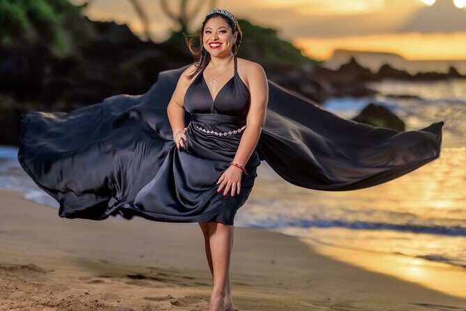 Maui Flying Dress Photoshoot Experience - Your Flying Dress Options and Styling Choices