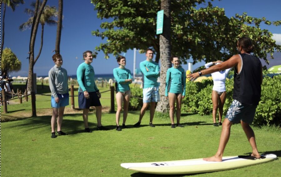 Maui: Group Surf Lesson - Paddling Out: What Small-Group Attention Feels Like