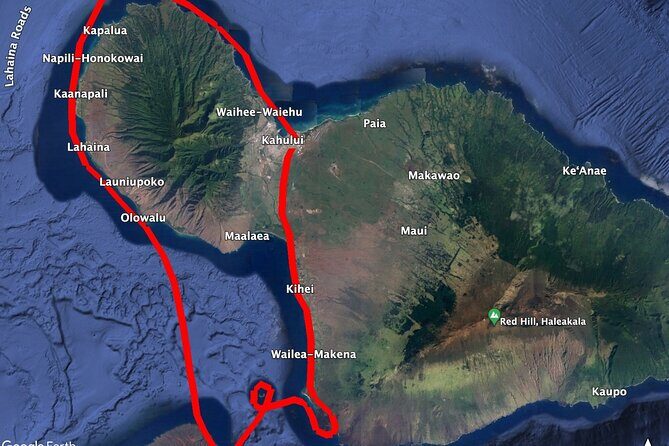 Maui -PRIVATE- Air Tour FUN: 3 Islands: (2-5 people): SEE it ALL! - Molokai arrives fast: pre-historic coastline, coral reefs, and the feeling of distance