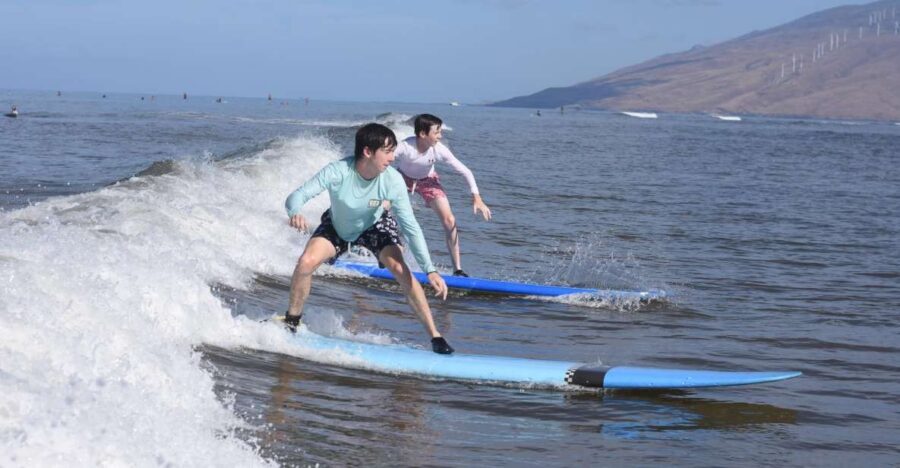 Maui: Surf Lessons for Families, Kids, and Beginners - Land lesson basics: pop-up practice and safety you can use right away