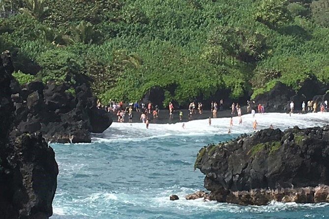 Maui Tour : Road to Hana Day Trip from Kahului Lunch, Water, Chip - Wai’anapanapa State Park: Fresh-Water Caves and the Black Sand Moment