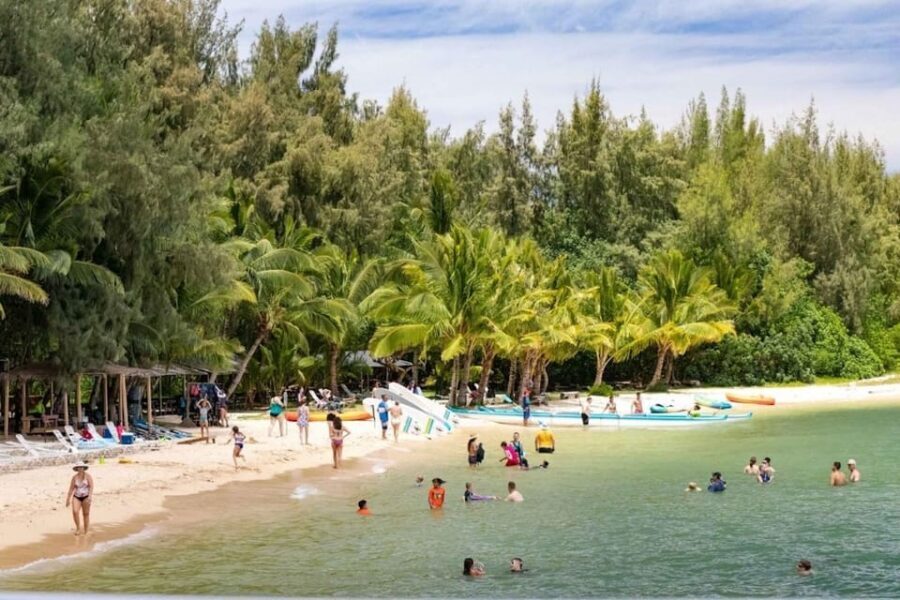 Pearl Harbor and Oahu Circle Island Tour FROM MAUI - The afternoon lineup: Kualoa, Waimea Bay, Sunset Beach, and the viewpoints