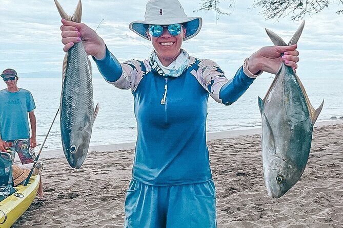 Pelagic Kayak Fishing Charter Lahaina - Getting on the Water: The Olowalu Morning Start