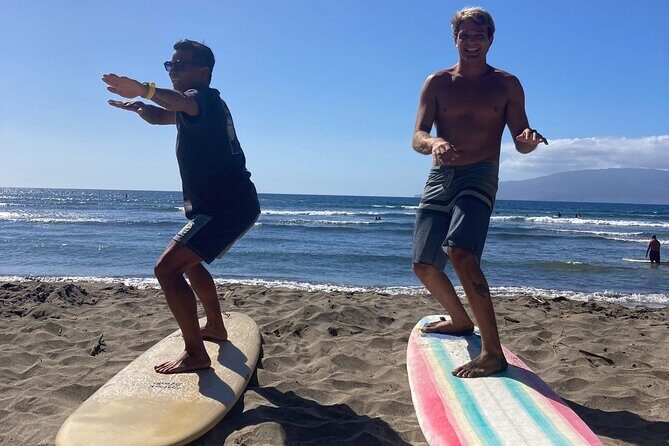Private Surf Lessons in Lahaina, Maui - Wave etiquette, paddling, and standing up: the skills you practice
