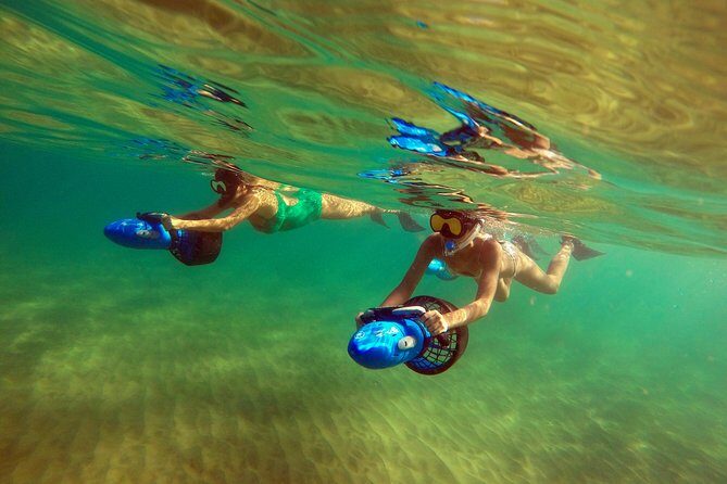 Sea Scooter Snorkeling Tour with GoPro - Wailea Beach - Learning the sea scooter fast: more reef time, less exhaustion
