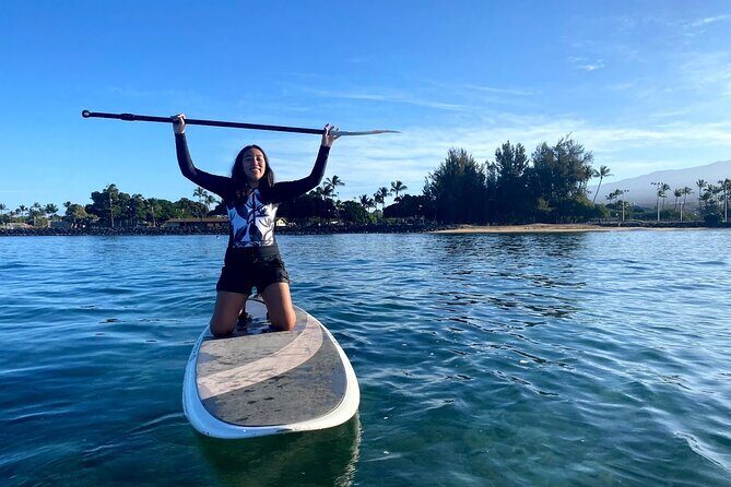 Semi Private Stand Up Paddle Boarding (SUP) Class at Kalama Beach in Kihei - Arriving at Kalama Beach Park and getting geared up