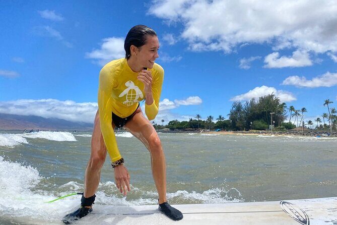 Semi-Private Surf Lesson at Kalama Beach in Kihei - Coaches David and Jay: what makes the teaching click