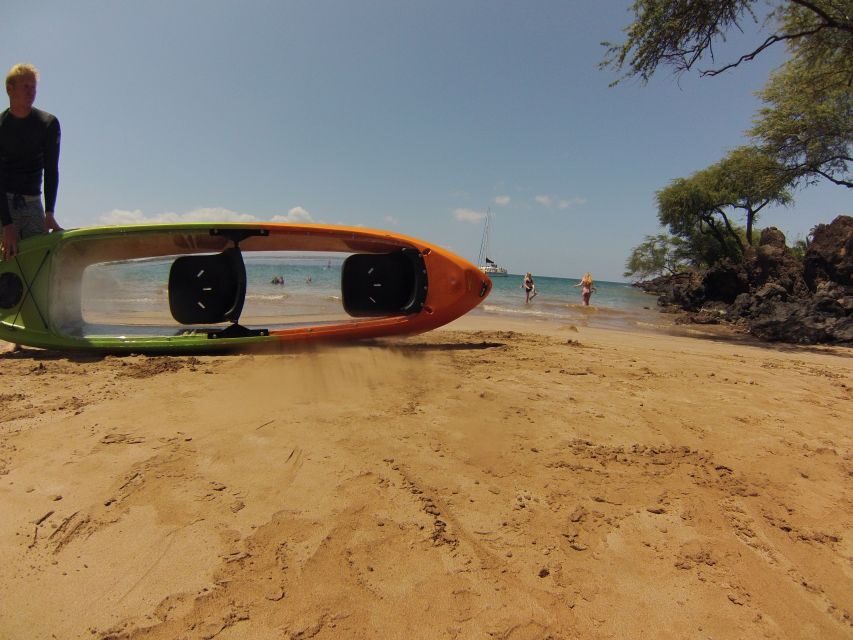 South Maui: Self Guided Clear Bottom Kayak Tour - Entering Makena Landing: What Happens Before You Get On the Water
