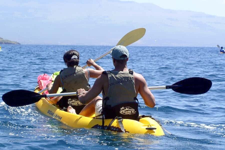 South Maui: Waterfall Tour w/ Kayak, Snorkel, and Hike - Snorkeling for green sea turtles in crystal-clear water