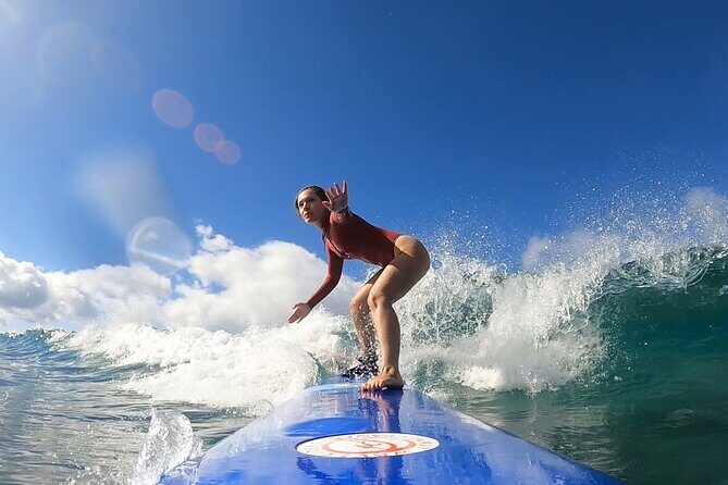 Surf Lesson on Maui - What’s Included: Gear, Rashguard, Reef-Safe Sunscreen, and Photos