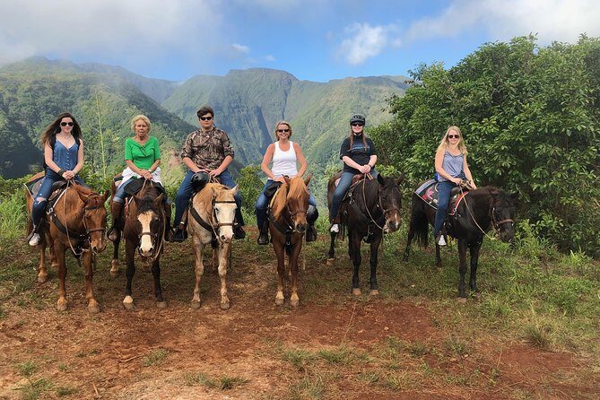 West Maui Mountain Waterfall and Ocean Tour via Horseback - Down toward the ocean: coastal views without beach riding